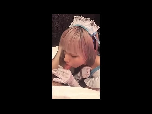 ❤️ جاپاني بت [ميوڪا]، فرينچ نوڪر جو لباس، حصو 1، بلو جاب ۽ لوشن سان جرڪ آف ❤❌  ❌